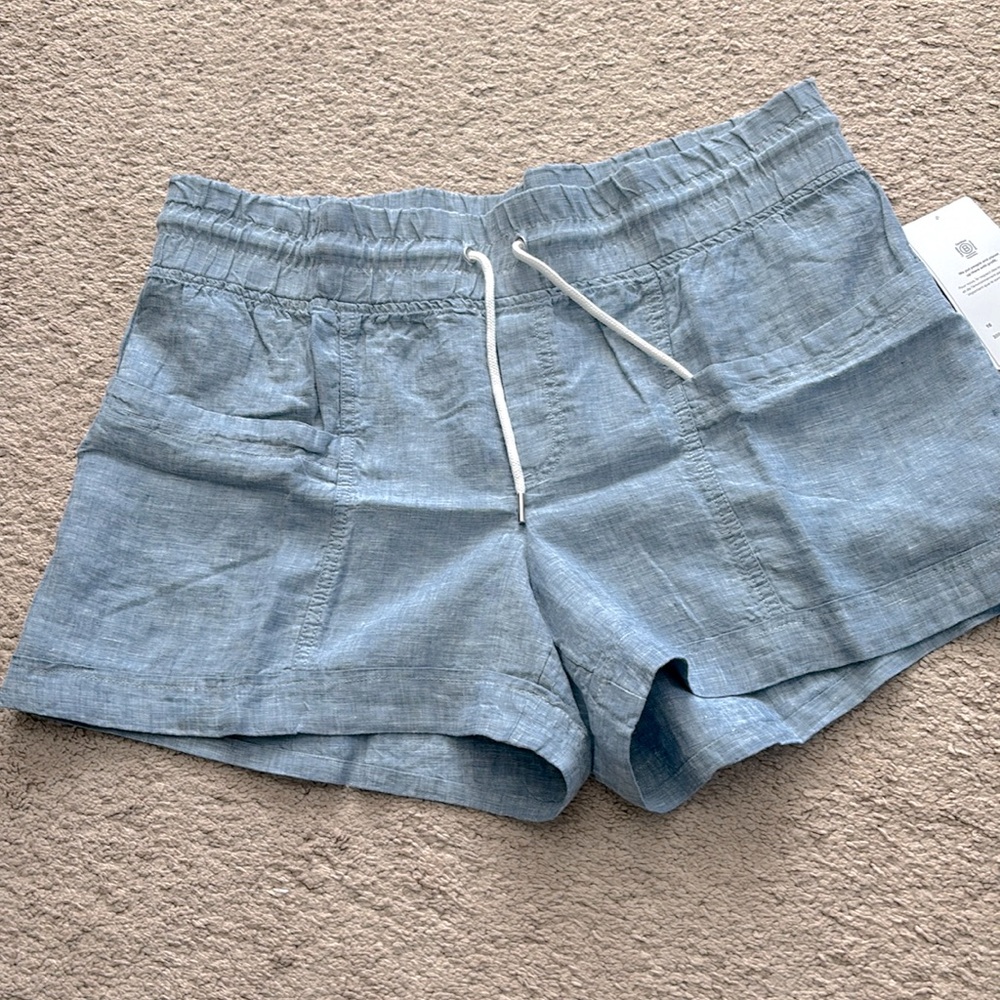 Athleta 4 inch Cabo Linen Shorts